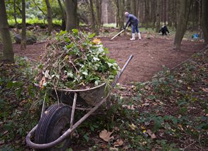 Průběh realizace kaple v rámci Land-art festivalu 